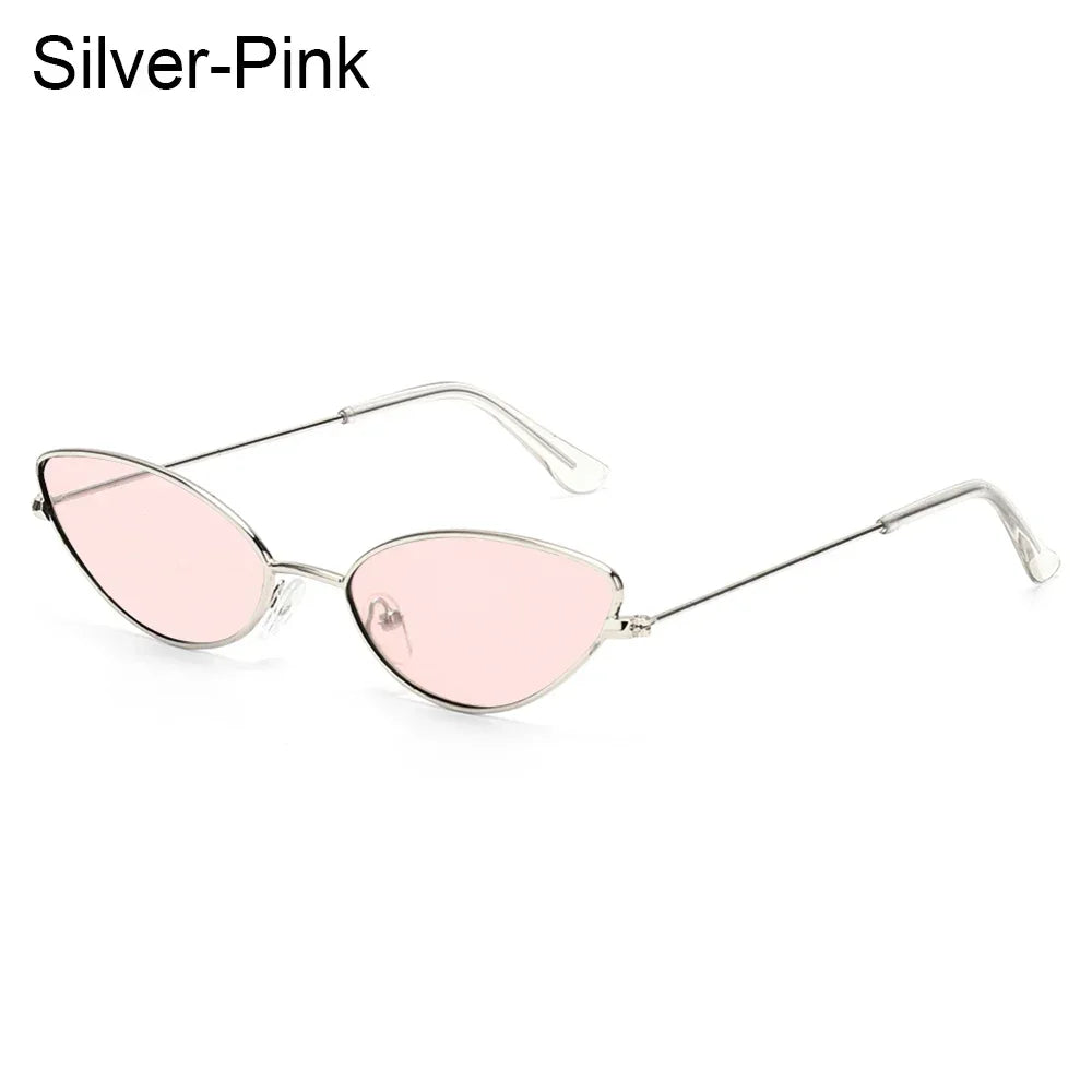 1 ks Unisexové retro sluneční brýle s malým oválným rámem, UV400, módní design, letní vintage brýle, doplňky k brýlím