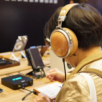 FiiO FT1 Headphones Professional Monitor North American Walnut HIFI Music Wired Headset Shanling