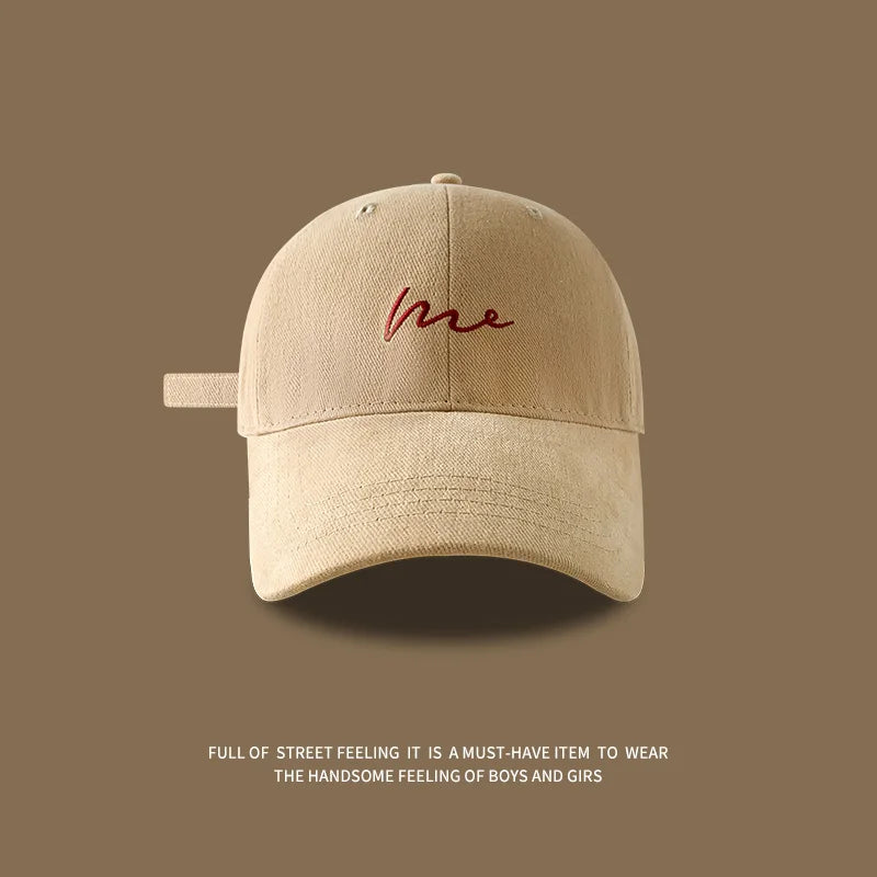 1pc leisure relax Face recognition hat,duckbill cap,men's embroidered letters,simple and versatile,fashionable baseball caps
