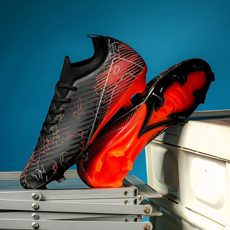 New Men's Football Boots Non-Slip Soccer Shoes Training Sneakers FG Top Quality Cleats Wholesale Drop Shipping Unisex Adult