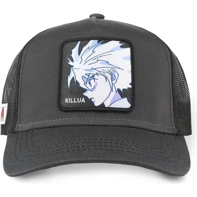 Hunter X Hunter – letní kšiltovka typu snapback pro muže s výšivkou, ve stylu hip-hopu, s nastavitelným kšiltem proti slunci, síťovaná kšiltovka typu „trucker“