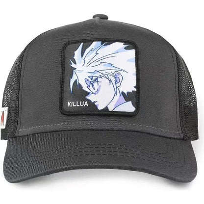 Hunter X Hunter – letní kšiltovka typu snapback pro muže s výšivkou, ve stylu hip-hopu, s nastavitelným kšiltem proti slunci, síťovaná kšiltovka typu „trucker“