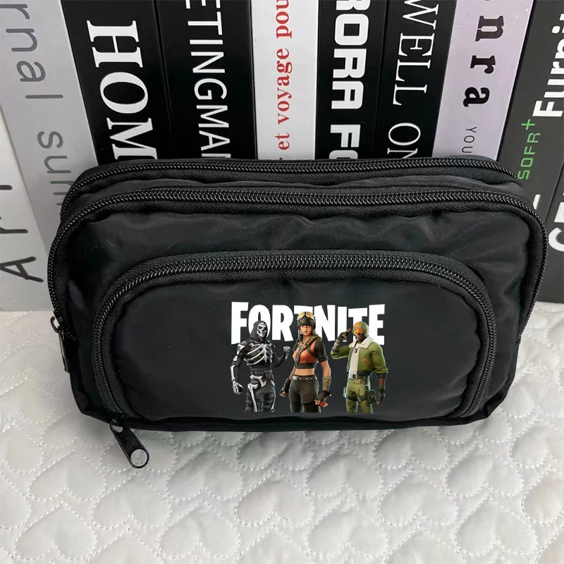 Fortnite Pen Box Creative Game Pattern Pencil Case Harajuku Storage Bag Boy Girl Back to School Supplies Birthday Party Gifts