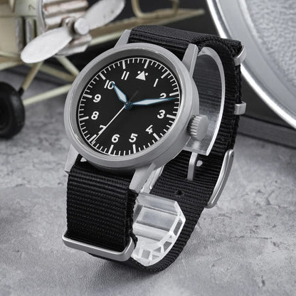 militado ML10 Quartz Watch VH31 Sweeping Second Movement 316L sandblasted coating Sapphire BGW9 Luminous 100m Waterproof Watch