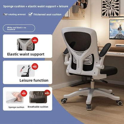 Ergonomic Gaming Chair for Dorm Office Long Hours Comfortable Computer Desk Chair Computer Chair Gaming Comfy Gaming Chair