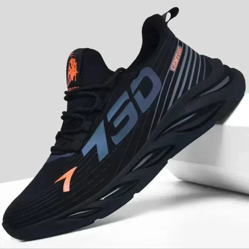 New Summer Mens Breathable Mesh Running Shoes Lightweight Trendy Sports Sneakers for Daily Workout and Outdoor Walking