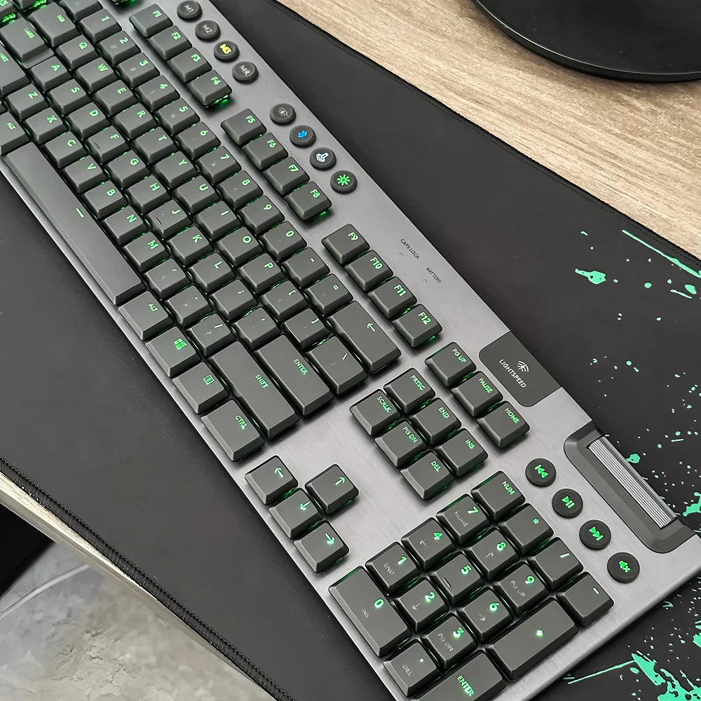 G915 913 TKL G815 G813 Textured Anti Slip Transparent Backlit Keycap, Suitable for Logitech Mechanical Keyboard