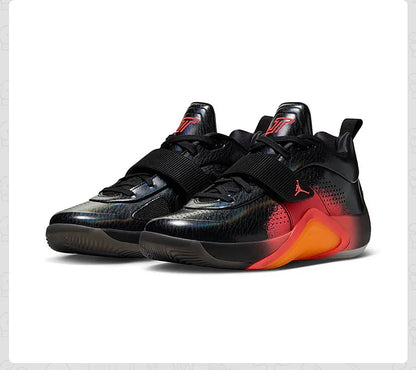 Jordan TATUM 5 PF, chaussures de basketball pour hommes, modèle IO1745-002, avec sangle réglable, empeigne respirante, semelle absorbant les chocs, baskets de terrain, retours gratuits.