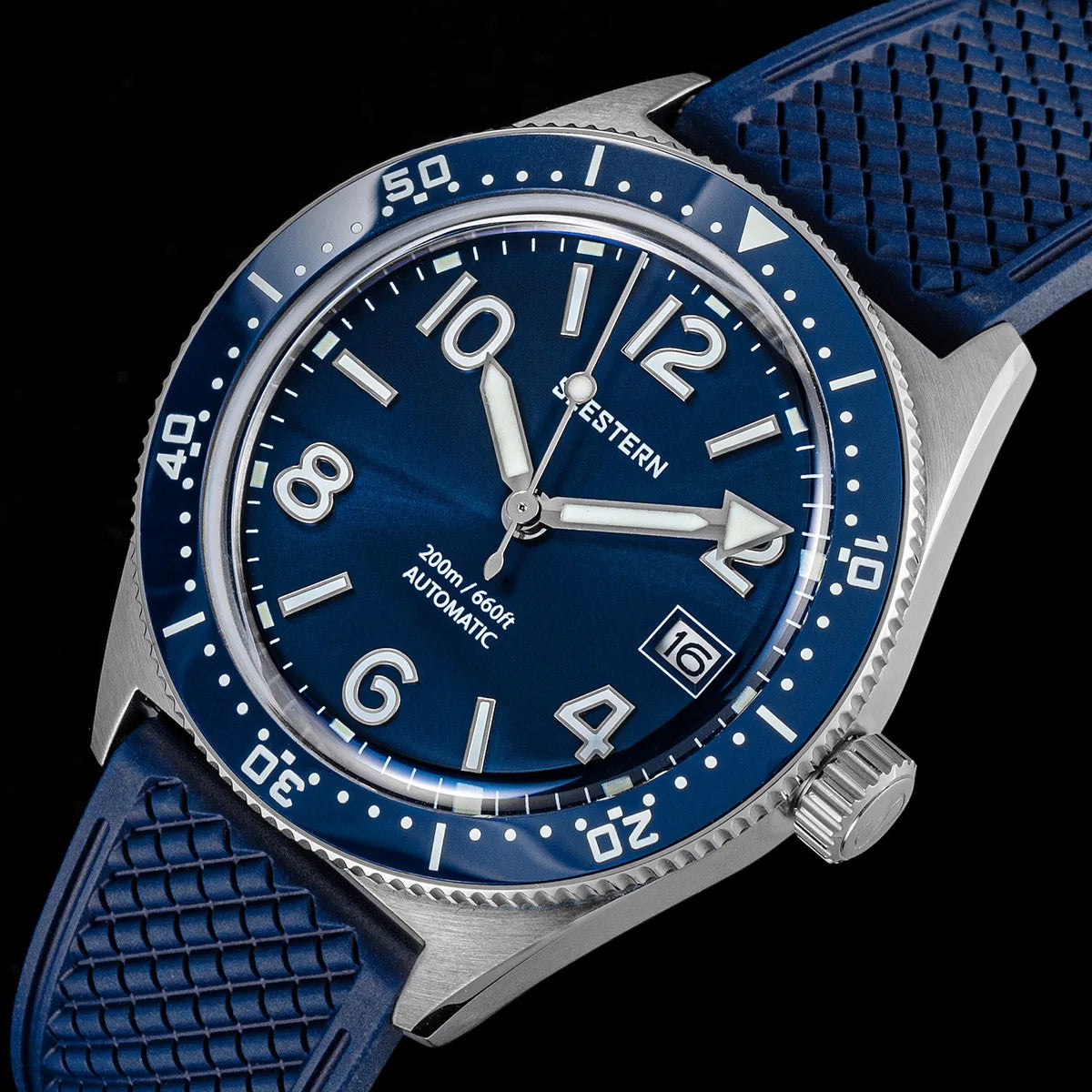 SEESTERN Diver Men Watch Automatic Mechanical Wristwatches NH35 Movement Ceramic Bezel 20Bar Waterproof Sapphire Luminou S434-2