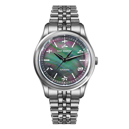 San Martin New 39mm Gada Watch Chinese Style Original Design Sunburst JianZhan Miyota 90S5 Men Dress Automatic Mechanical SN0144