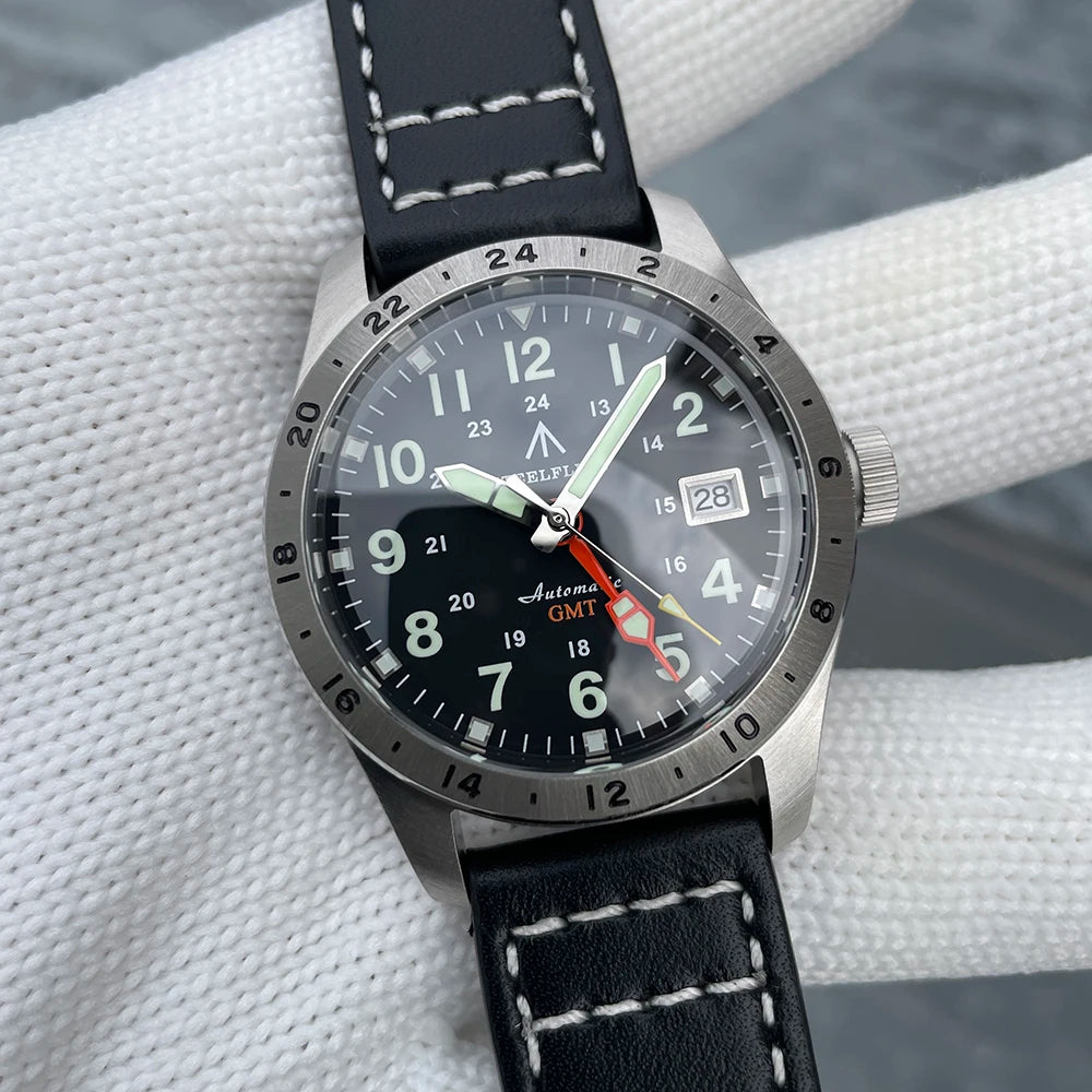 STEELFLIER Official SF792 GMT Mechanical Dive Watches Super Luminous NH34 Movement 20Bar Waterproof Luxury Stainless Steel Watch