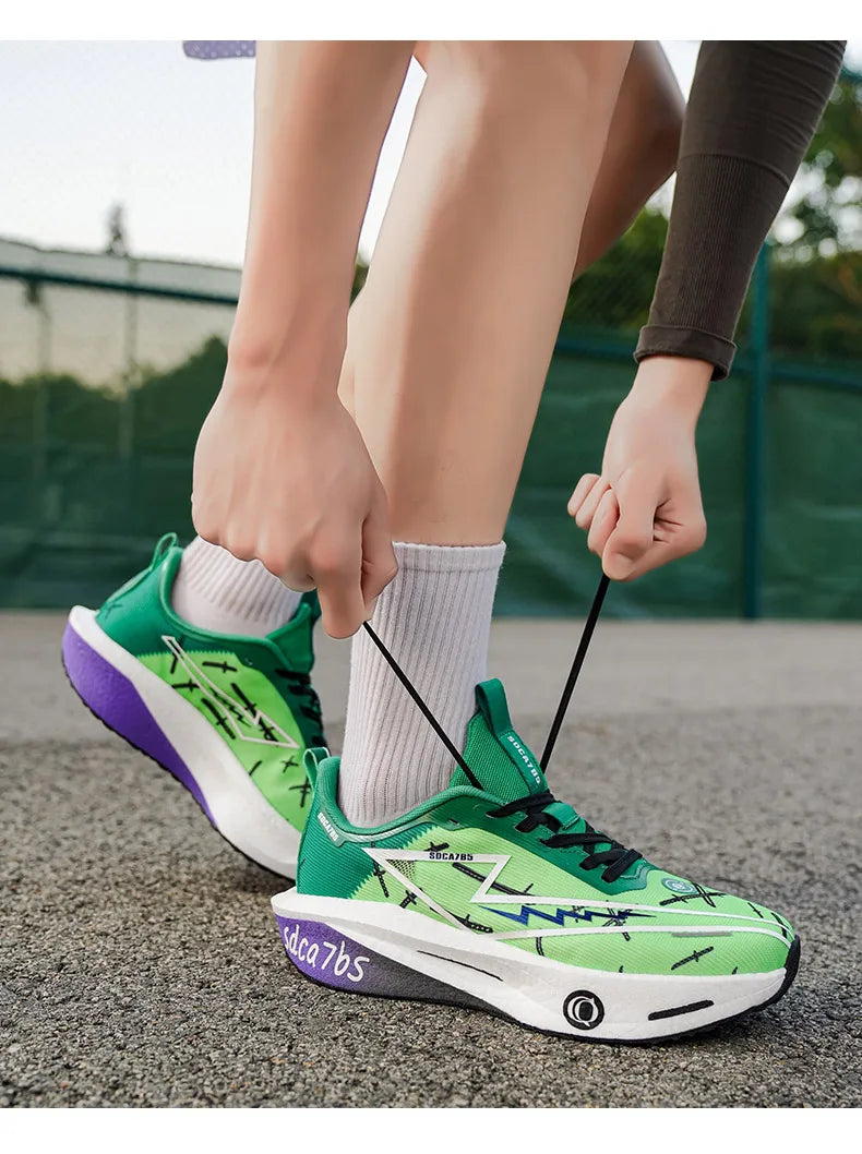 Running Shoes Carbon Board Men Marathon Sports Speciality Breathable Lightweight Women's Comfortable Athletic Outdoor Sneakers