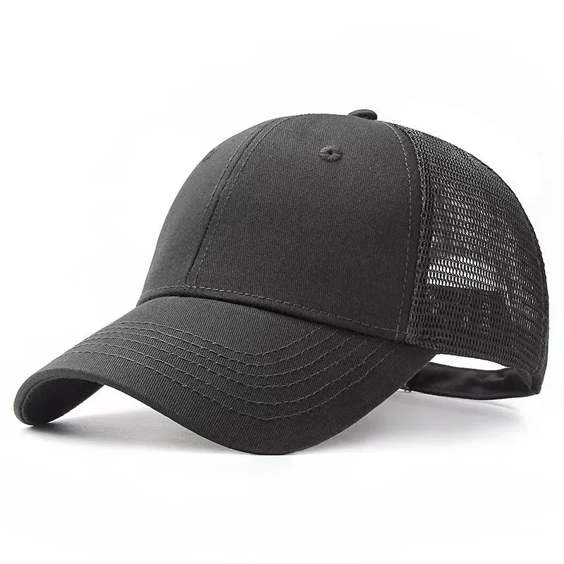 Baseball kapa Big Head Plus Size iz 100 % bombaža, primerna za moške in ženske, nastavljiva kapa »Dad Hat«, velikost 58–60 cm, 61–65 cm