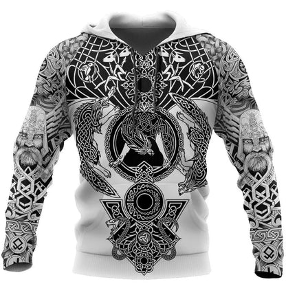 2023 neuer Herbst-Hoodie für Herren mit Wolf-Print, 3D-Sweatshirt, urban, trendig, vielseitig kombinierbar, Oversized-Oberteil, Kapuzenpullover, Herrenbekleidung