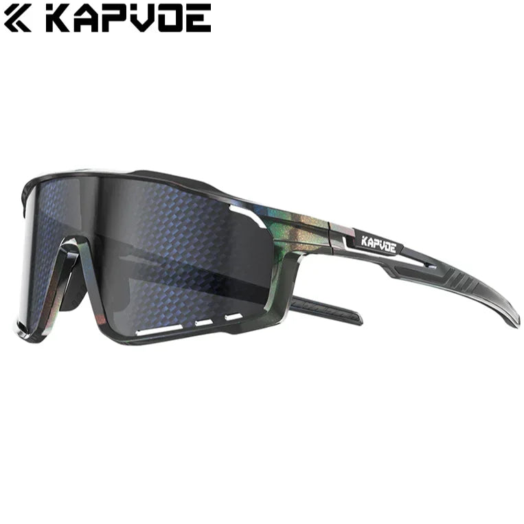 Kapvoe Mode-Sonnenbrillen für Herren – Coole Fahrradbrillen, MTB, Skaten, UV400, Angelbrillen, Herren, Damen, Fahrradbrillen