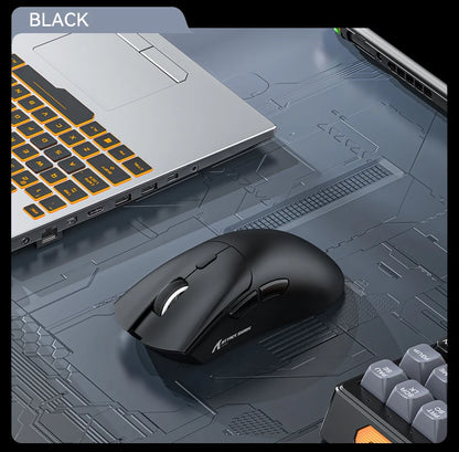 Attack Shark R1 18000dpi Wireless Mouse, 1000Hz, Tri-mode Connection, PAW3311,Macro Gaming Mouse