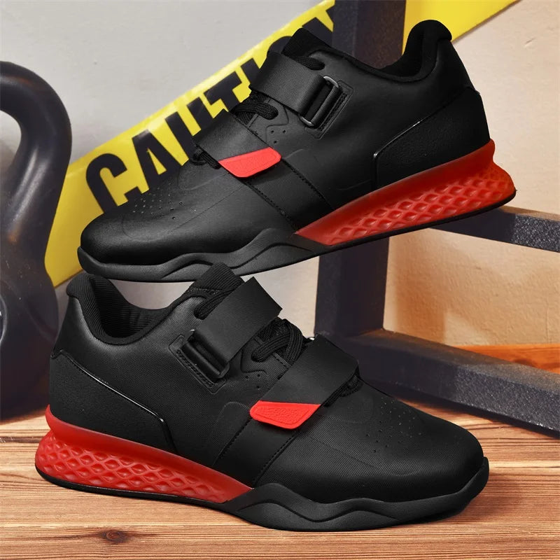 Weightlifting Shoes Professional  Men Women Powerlifting Squat Training Hard Sole Gym Shoes with Stable Heel Non Slip Design