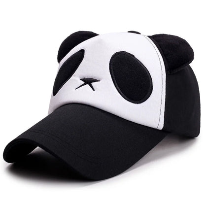 Summer Cute Panda Baseball Caps For Men Women Cotton Hip Hop Snapback Hats Sun Protection Boys Girls Outdoor Gorras Dropshipping