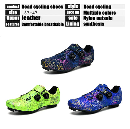 Professionelle Rennradschuhe für Herren und Damen – selbstarretierende Speed-Fahrradschuhe mit SPD-Cleats für Racing und Wettkampf