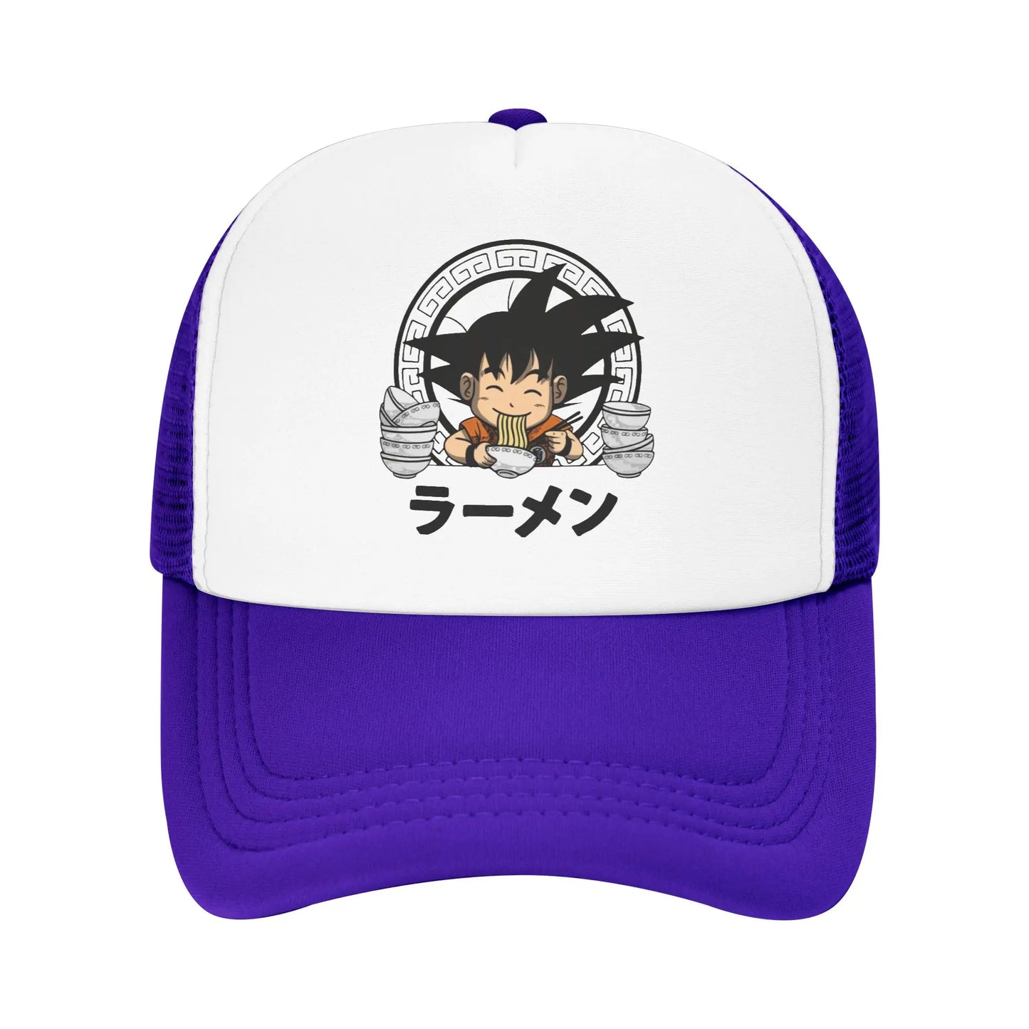 Goku Kid Ramen Dragon Ball Trucker Hat Men Women Vintage Anime Manga Hats Sports Cap Adjustable Polyester Baseball Caps Summer