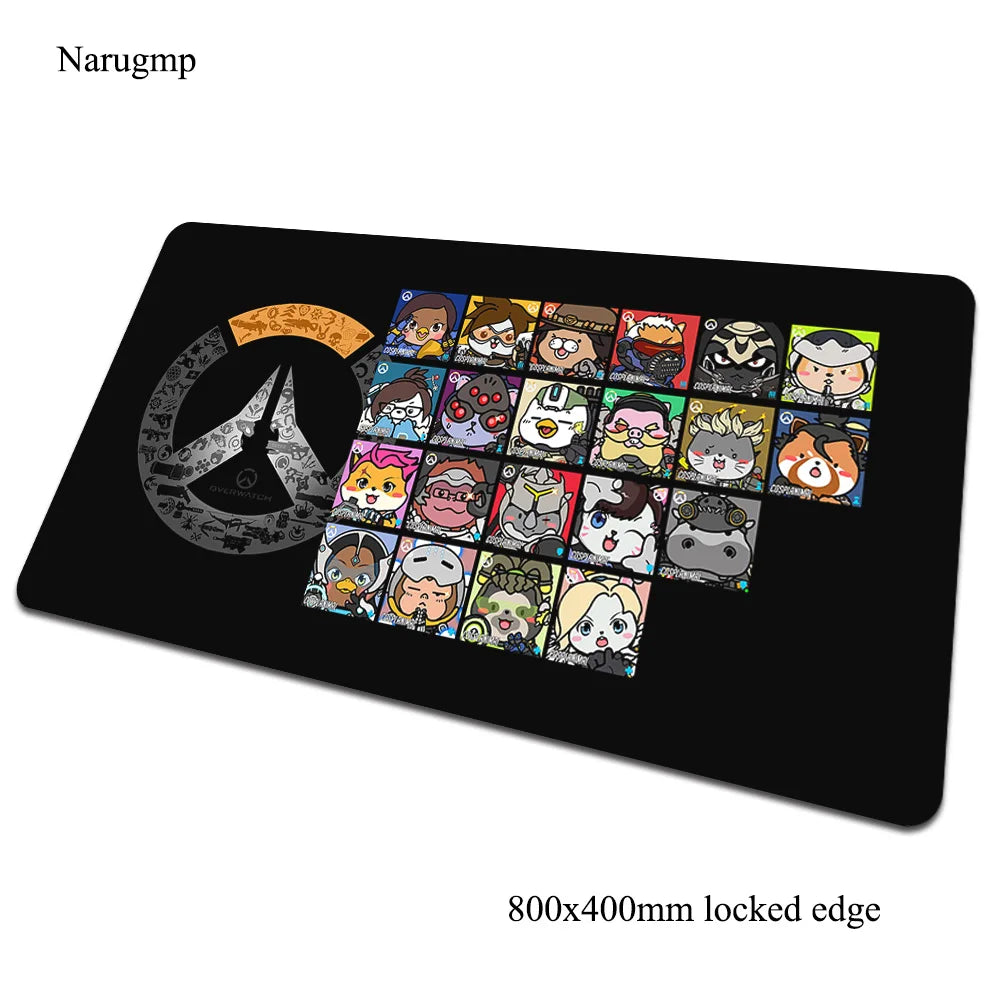 overwatch padmouse 80x40cm gaming mousepad game Halloween Gift large mouse pad gamer computer desk big mat notbook mousemat pc