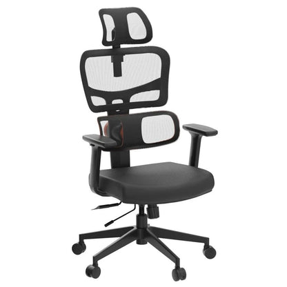NEWTRAL NT001 Ergonomic Chair Adaptive Lower Back Support 3 Recline Angle Adjustable Backrest Armrest Headrest Nylon Base
