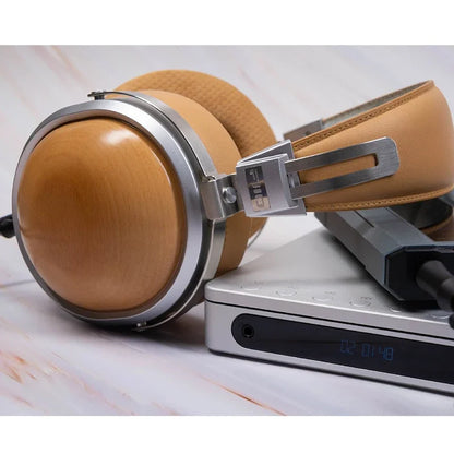 FiiO FT1 Headphones Professional Monitor North American Walnut HIFI Music Wired Headset Shanling