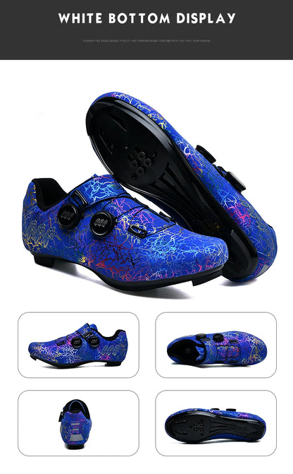 Professionelle Rennradschuhe für Herren und Damen – selbstarretierende Speed-Fahrradschuhe mit SPD-Cleats für Racing und Wettkampf