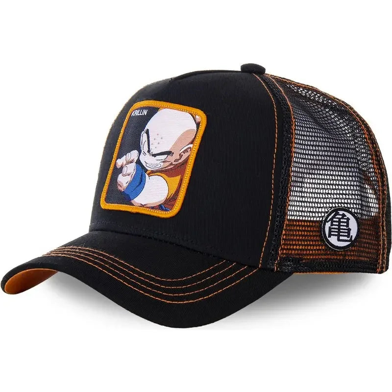 ALL Styles Dragon Ball Baseball Cap Snapback Peaked Cap Men's Embroidery Hip-Hop Cap Style Sun Visor Adjustable Trucker Mesh Cap