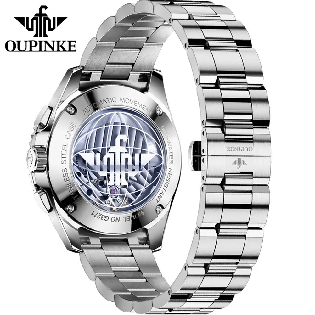 OUPINKE Fashion Mens Watches Top Brand Luxury Business Sport Watch Multifunction Automatic Mechanical Men Clock Waterproof Reloj