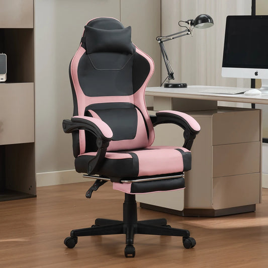 Ergonomic Gaming Chair, Gaming Chair with Storage Backrest, Adjustable Height, for Office and Gaming