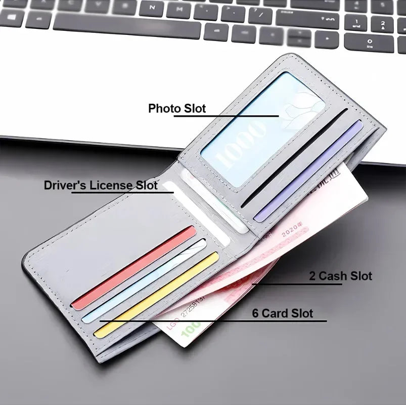 Dragons Ball Wallet Anime Goku Men Short Folding Purse Cartoon Card Holder Kids Coin Photo Case Fashion Pocketbook Birthday Gift