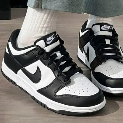 Nike Dunk "White/Black" Millennium Classic Retro Non-Slip Wear-Resistant Low-Top Sneakers Black and White CW1588-100