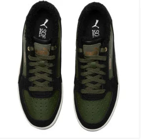 Puma Mid Top Low Top Chaussures de skate avec doublure en peluche antidérapante, confortables et chaudes, baskets décontractées 392334-02