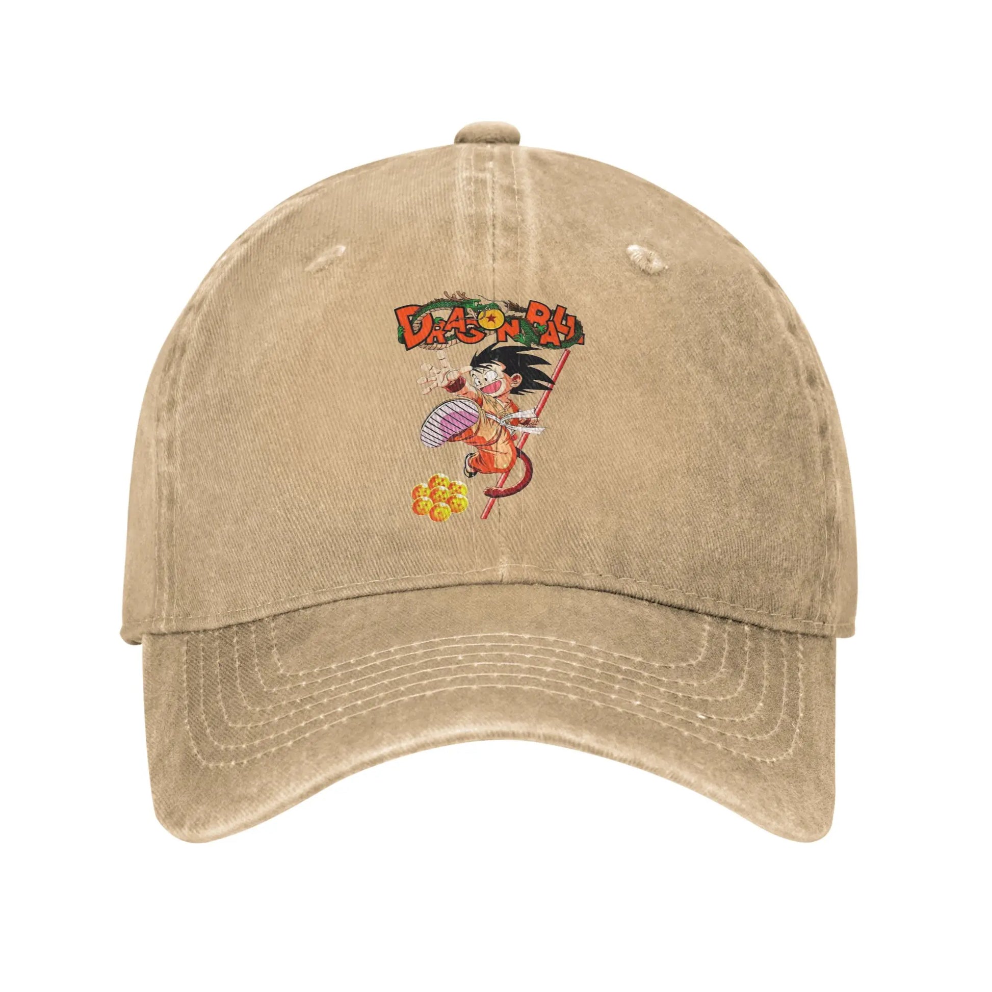 Produit gaming premium Fraquane, Goku and the Dragon Ball Z Men Women Baseball Cap Distressed Washed Caps Hat Casual Outdoor Activities Adjustable Snapback Cap, équipement gamer