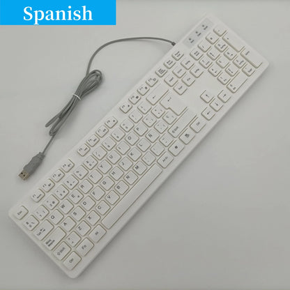 Spanish Keyboard Russian Arabic Portuguese French Polish Italian German Turkish Romanian Swiss Thai Keyboard 100% Layout ISO W65