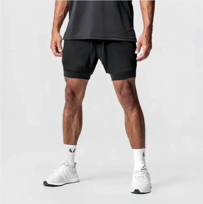 Dragon Ball GOKU Vegeta Anime Printed Double Layer Shorts 2025 American Summer Men's and Women's Fashion Sports Shorts
