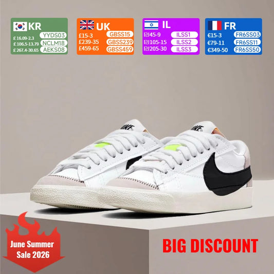 Nike Blazer Unisex Retro Casual Sneakers Classic Vintage Comfort Cushioning DQ1470-101