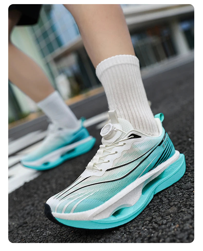 Running Shoes Carbon Board Speciality Marathon Men Sports Breathable Lightweight Women's Comfortable Athletic Nonskid Sneakers
