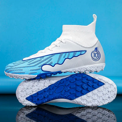 Chaussures de football professionnelles pour hommes, crampons durables pour terrain en herbe extérieur