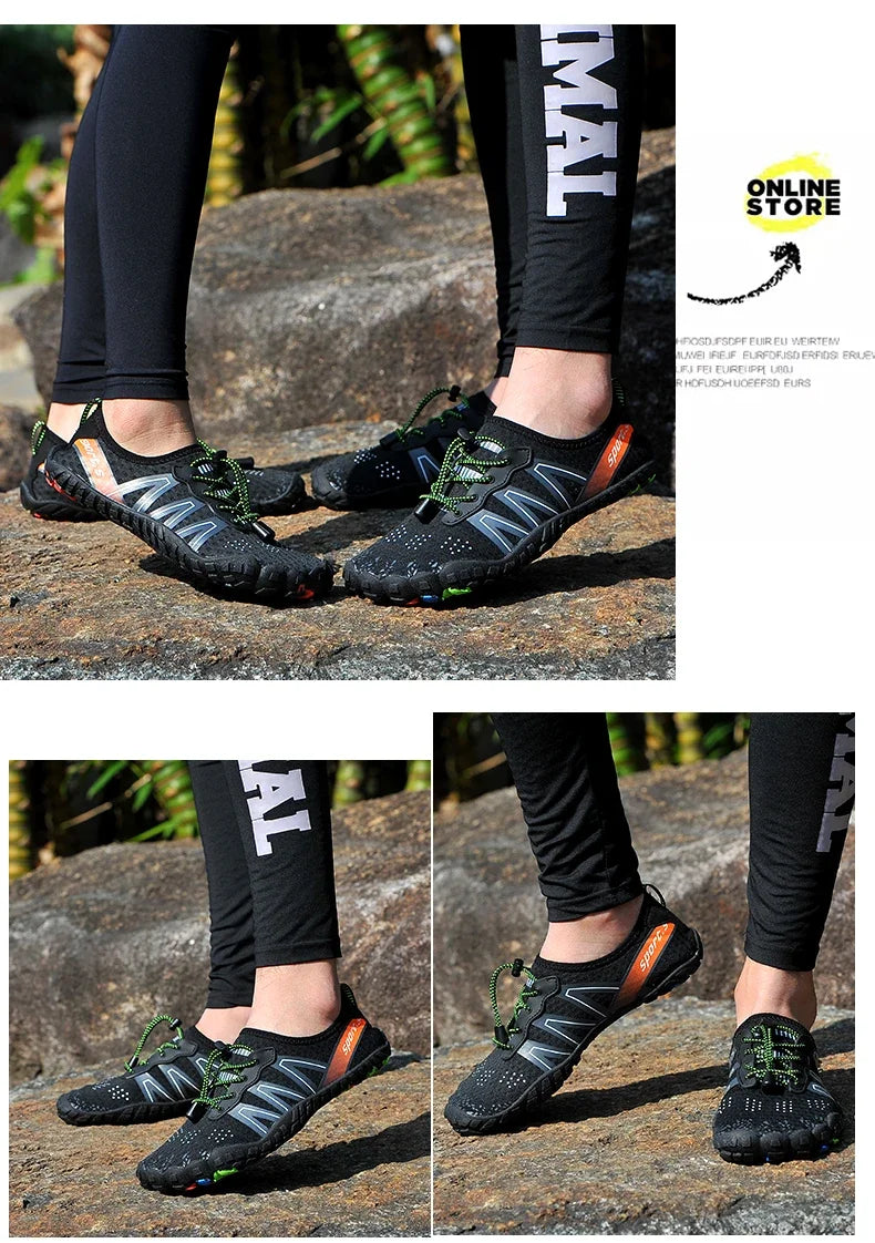 Men Aqua Shoes Water Swimming Shoes Women Sneakers Boys Child Barefoot Shoes Beach Sandals Quick-Dry River Sea Diving Gym