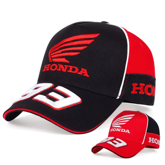 Motorcycle Racing Honda 93 Baseball Cap Men's and Women's Summer Fashion Embroidered Sun Hat Outdoor Sports Hat