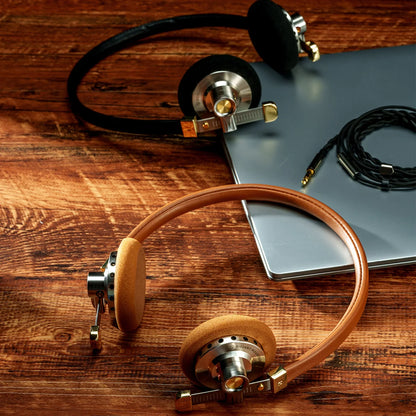 Casque filaire supra-auriculaire Roseselsa Distant Mountain, design rétro métallique, écouteurs HiFi