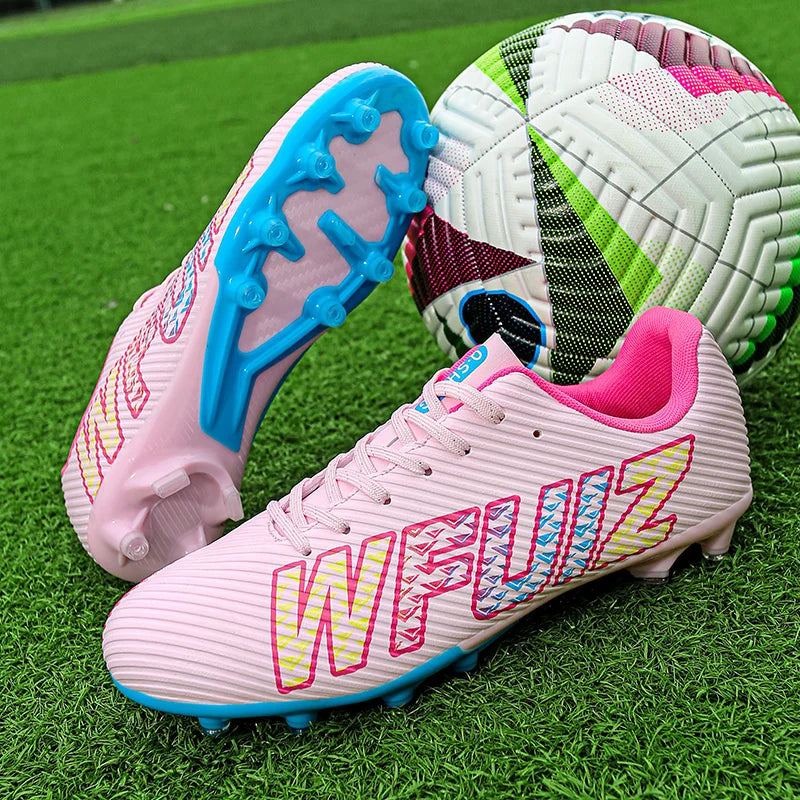 Nouvelles chaussures de football professionnelles pour garçons et filles, ultralégères, pour entraînement et match, crampons antidérapants pour gazon, livraison directe, chaussures de football pour garçons