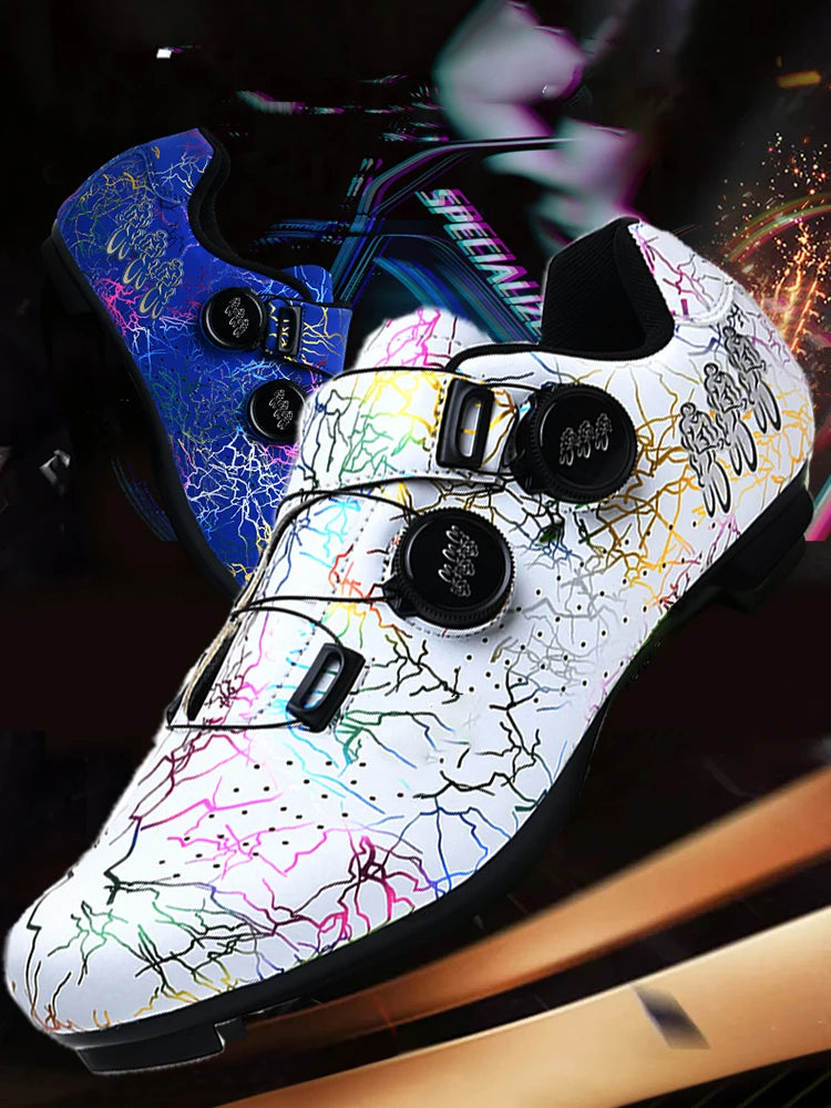 Professionelle Rennradschuhe für Herren und Damen – selbstarretierende Speed-Fahrradschuhe mit SPD-Cleats für Racing und Wettkampf