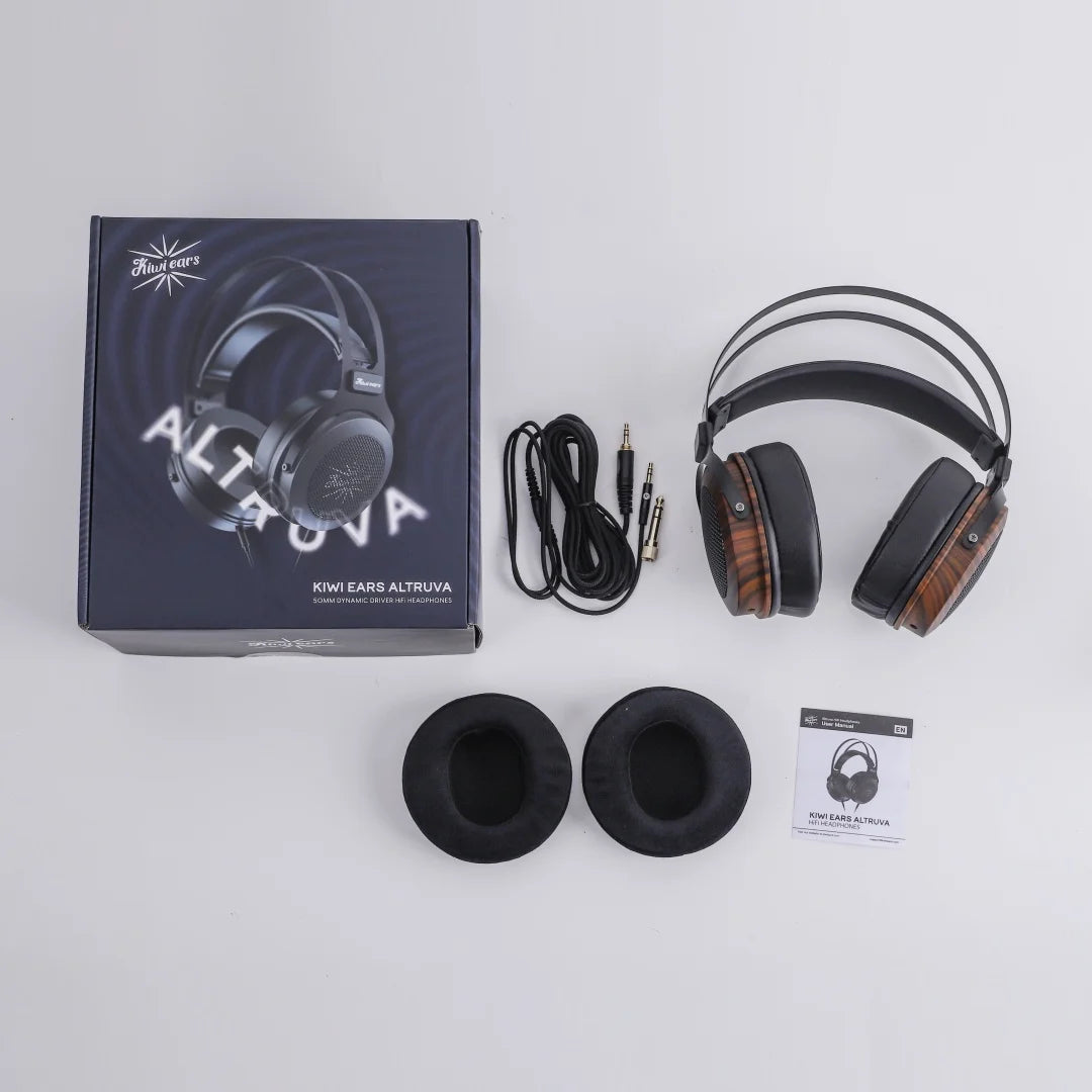 Pre-order Linsoul Kiwi Ears Altruva Hi-Fi 50mm Dynamic Driver Headphones Open-Back Design Headphones with Premium Design
