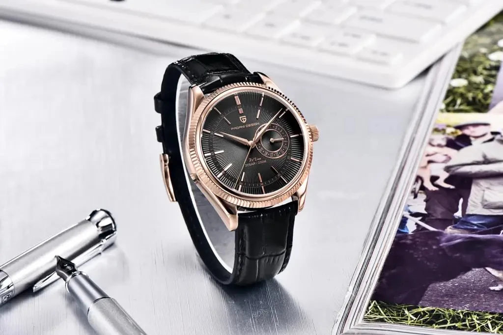 PAGANI DESIGN 2025 New Men Quartz Watch VH65 40mm Stainless Steel Sapphire Glass Luxury Business Waterproof 200m Reloj Hombre