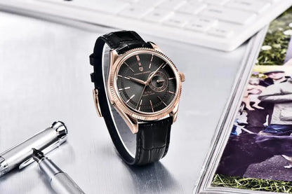 PAGANI DESIGN 2025 New Men Quartz Watch VH65 40mm Stainless Steel Sapphire Glass Luxury Business Waterproof 200m Reloj Hombre