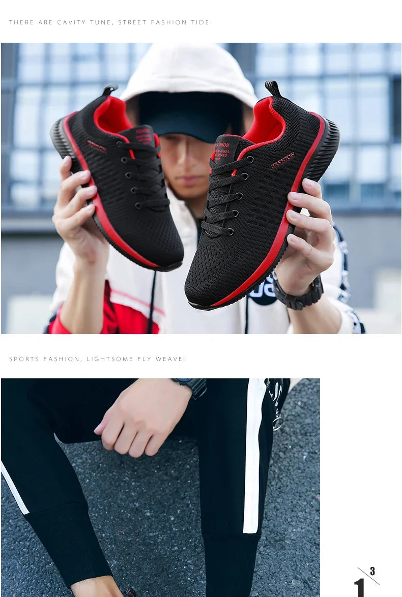 Męskie dzianinowe buty do biegania i chodzenia, casualowe sneakersy, oddychające sportowe buty do biegania, treningu i na siłownię, lekkie buty outdoorowe dla kobiet, rozmiary 38-47