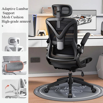 Adjustable Breathable Mesh High Density Sponge Seat Silla De Escritorio Ergonomic Gaming Chair 3D Lumbar Support Racing Swivel
